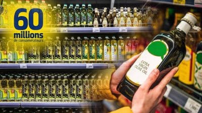 4 marques huile d'olive à ne pas acheter selon l'enquête de 60 millions de consommateurs