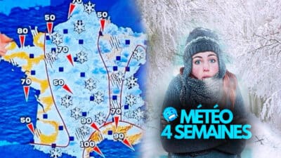 Météo à 4 semaines : neige, verglas, froid … ? Les tendances prévues jusqu’à la fin de l’année