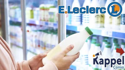 Ce lait très consommé en France fait l’objet d’un rappel produit urgent chez Leclerc