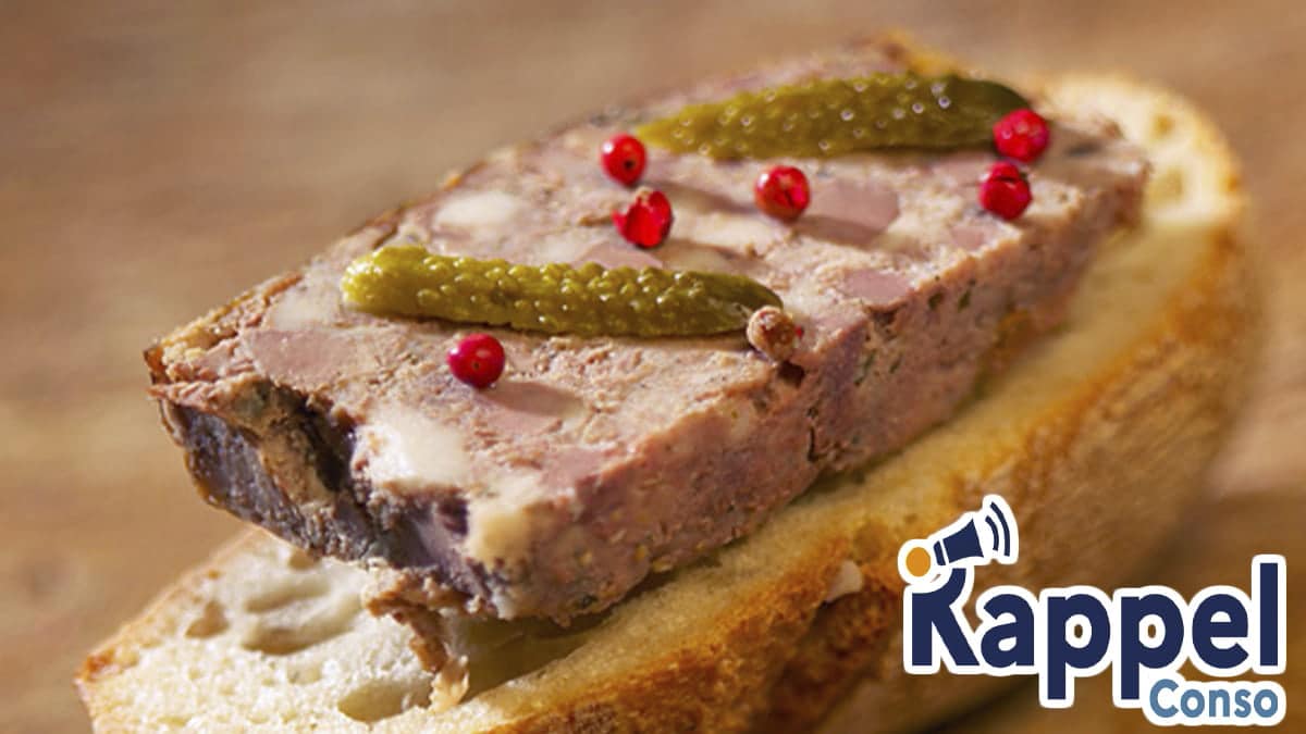Ce pâté très populaire est contaminé à la listeria, il fait l’objet d’un rappel produit urgent en France
