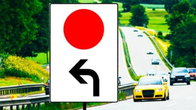 La signification de ce panneau avec un point rouge que les automobilistes doivent absolument connaître sur ces routes européennes