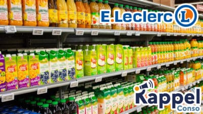 Ces jus de fruits très populaires en France font l’objet d’un rappel produit urgent chez Leclerc