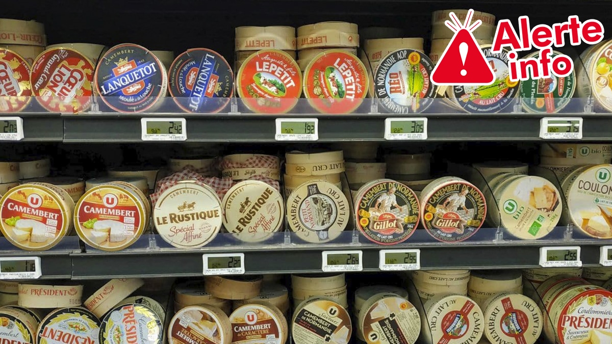 Ces camemberts populaires contaminés à la listeria font l'objet d'un rappel produit en France