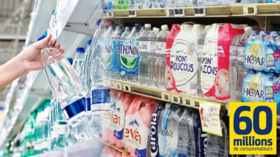 Le top 4 des marques d’eau en bouteille les plus sûres pour la santé, selon 60 Millions de consommateurs