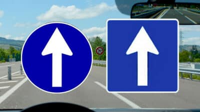 Ces 2 panneaux se ressemblent mais ne veulent pas dire la même chose : leur signification à savoir