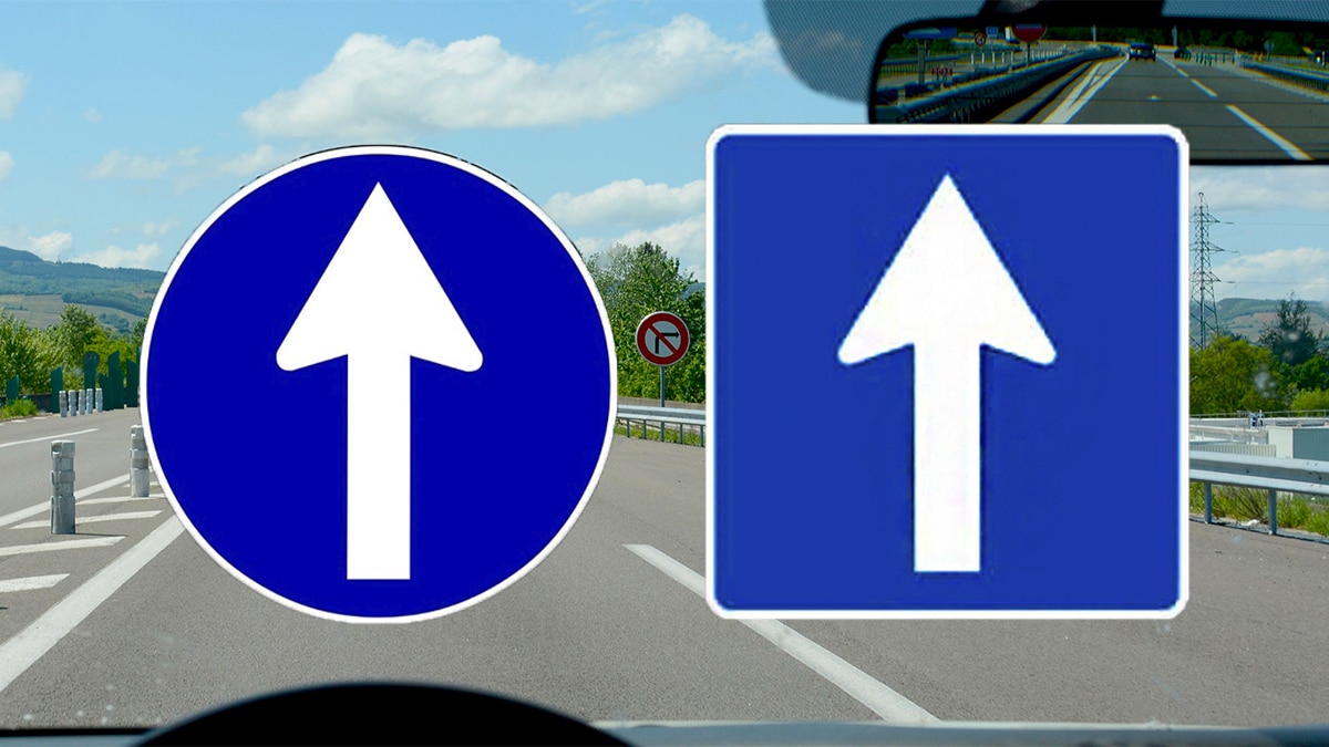 Ces 2 panneaux se ressemblent mais ne veulent pas dire la même chose : leur signification à savoir