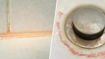 Ces traces roses dans votre salle de bain représentent un véritable danger pour votre santé