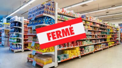 Clap de fin pour ce supermarché qui a définitivement fermé
