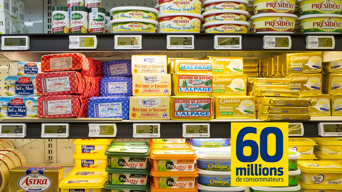 3 beurres vendus en supermarché à bannir de vos courses selon 60 Millions de consommateurs